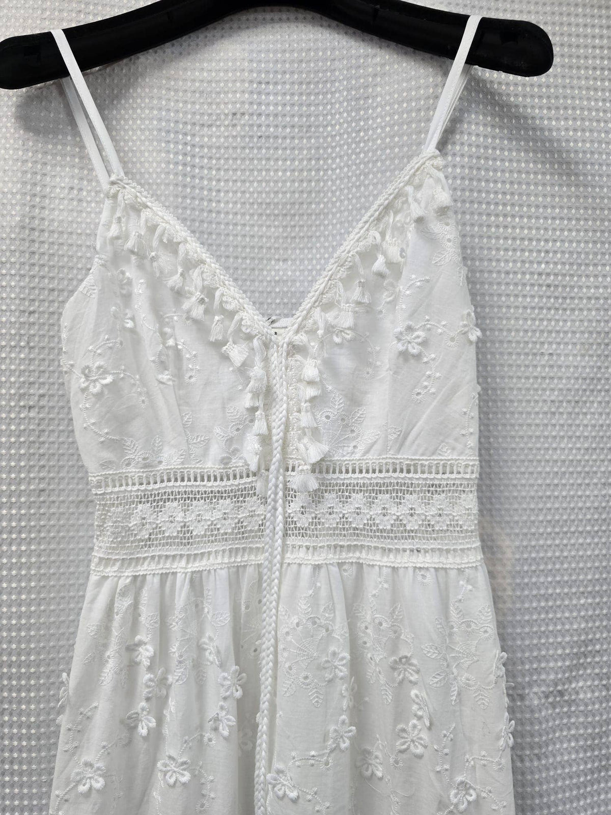 Daisy Cotton Embroidered Anglaise Maxi Dress
