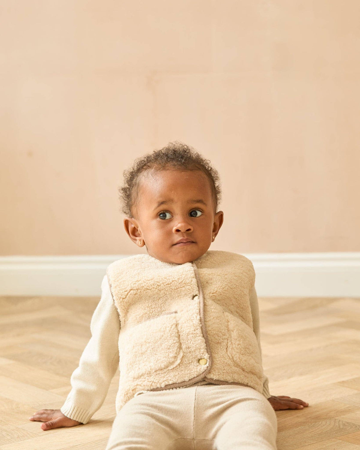 CHALK MINI- Lamb Gilet | Polar