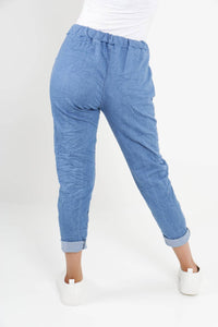 Italian Denim Look Stretch Magic Pants
