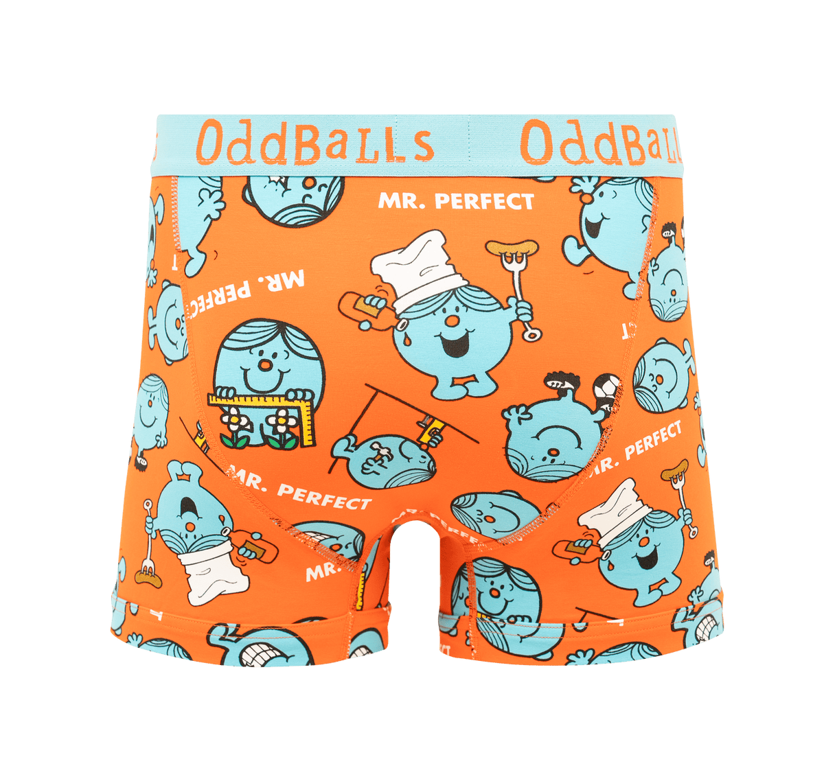 Mr Perfect - Mr Men - Mens Cotton Boxer Shorts