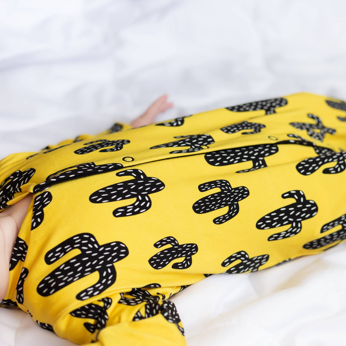 Unisex Baby Cotton Sleepsuit (Onesie) – Cactus Print