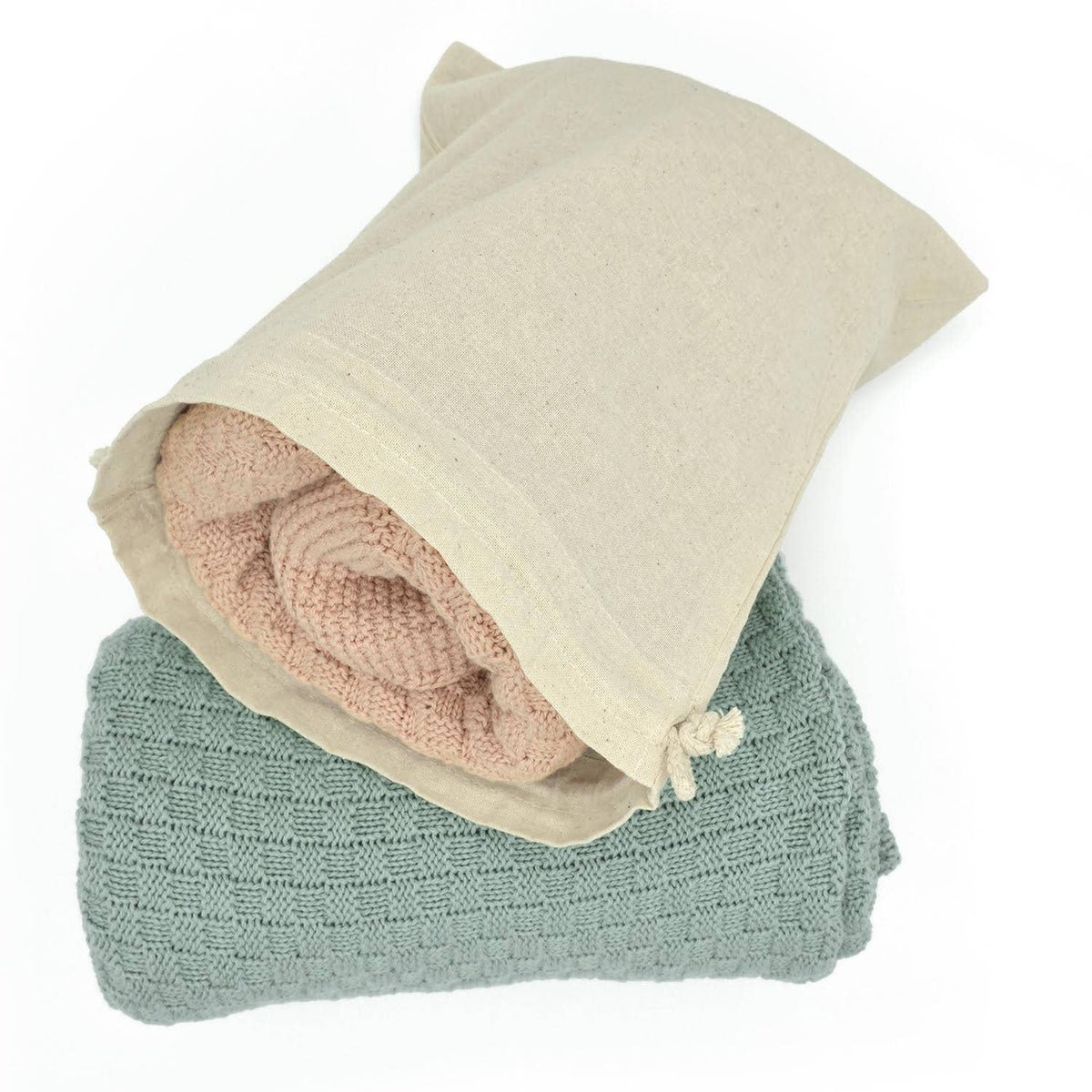 Square Blue Baby blanket