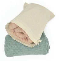 Square Blue Baby blanket