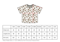 Kids/Baby Summer T-shirt Fig pattern 100% Cotton