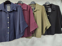 Polynosic Oversized Collar Shirt