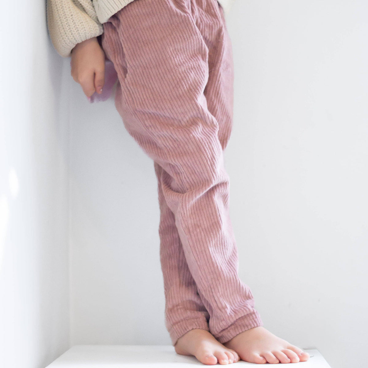 Blush Corduroy "Kid Fit" Trousers