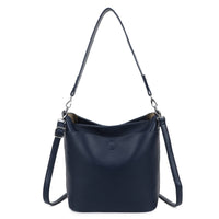 6049 Soft Hobo Shoulder Bag with Strap Detail