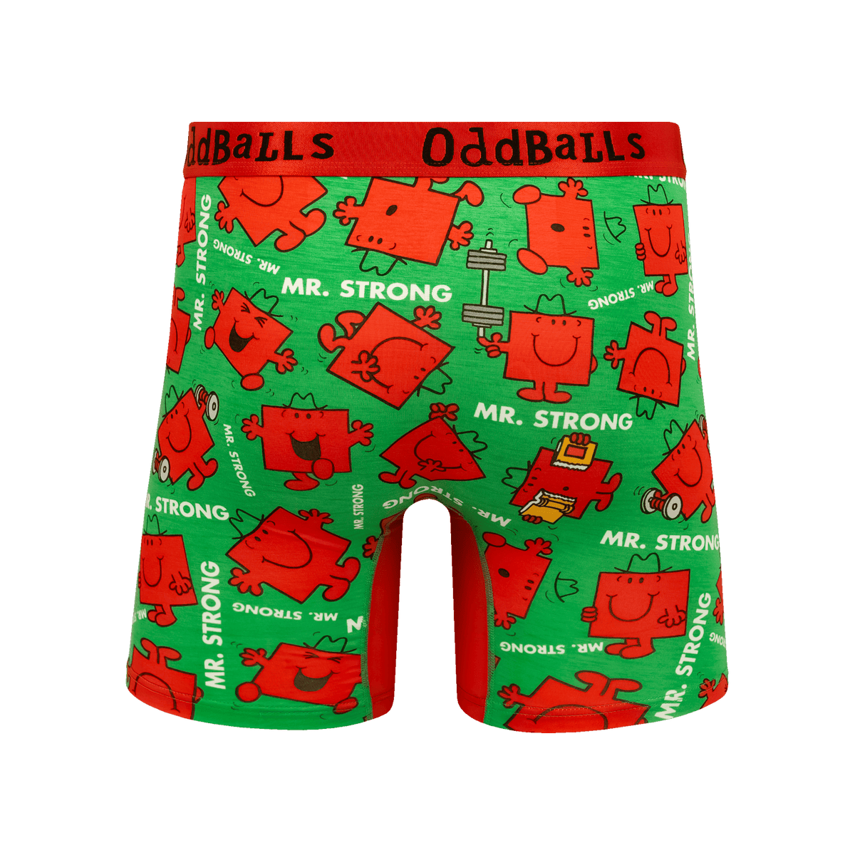 Mr Strong - Mr Men - Mens Bamboo Boxer Shorts