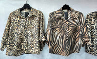 Animal Printed Tencel Tops