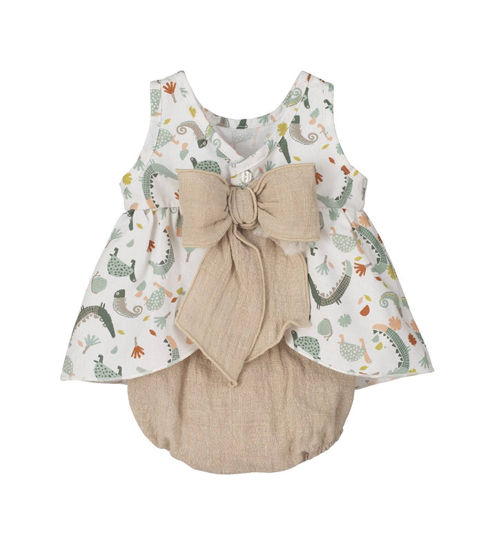 Artisan 100% Cotton Baby & Toddler Summer 2 Piece Set – Crafted with Care in Spain
