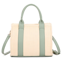 JM1571 Straw Tote Bag Summer Beach Style