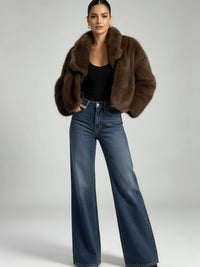 Reversible Faux Fur Jacket