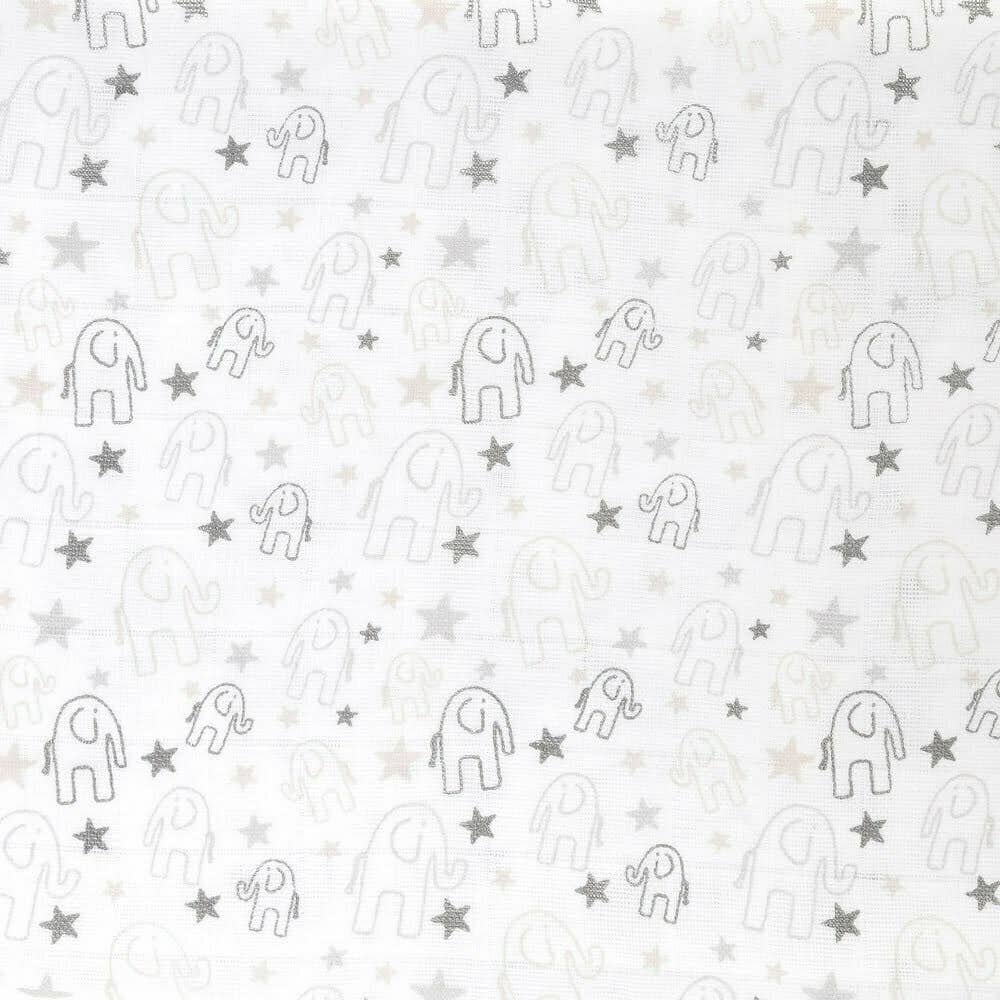 Grey Elephant Muslin