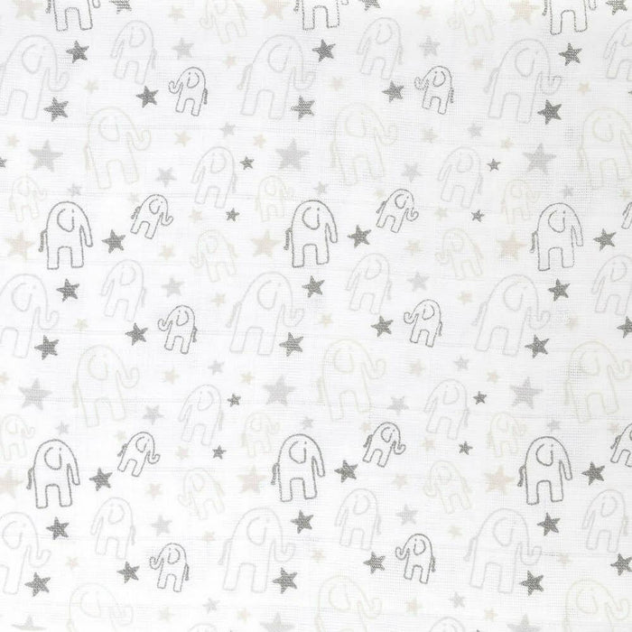 Grey Elephant Muslin