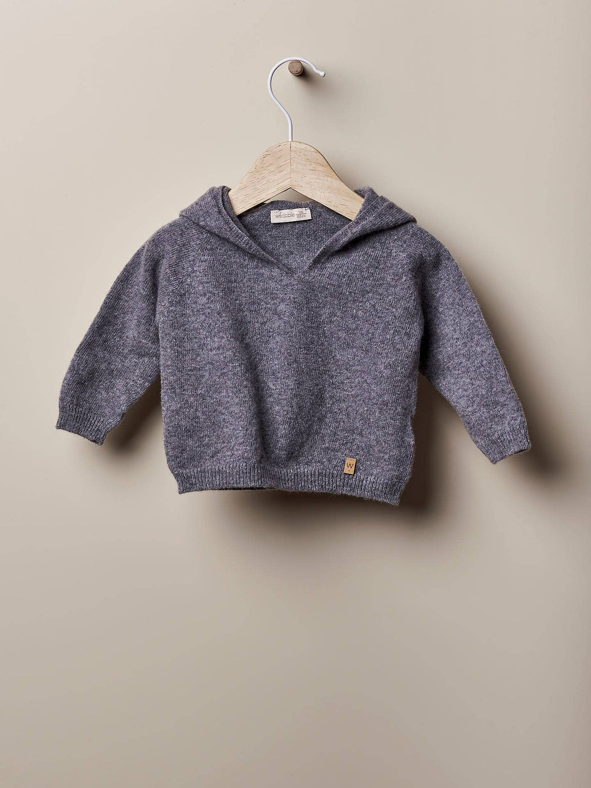 LOVE IN WINTER - Hooded Sweater in Merino Wool