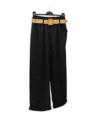 Italian One Size Light Weight Linen Trousers +Belt