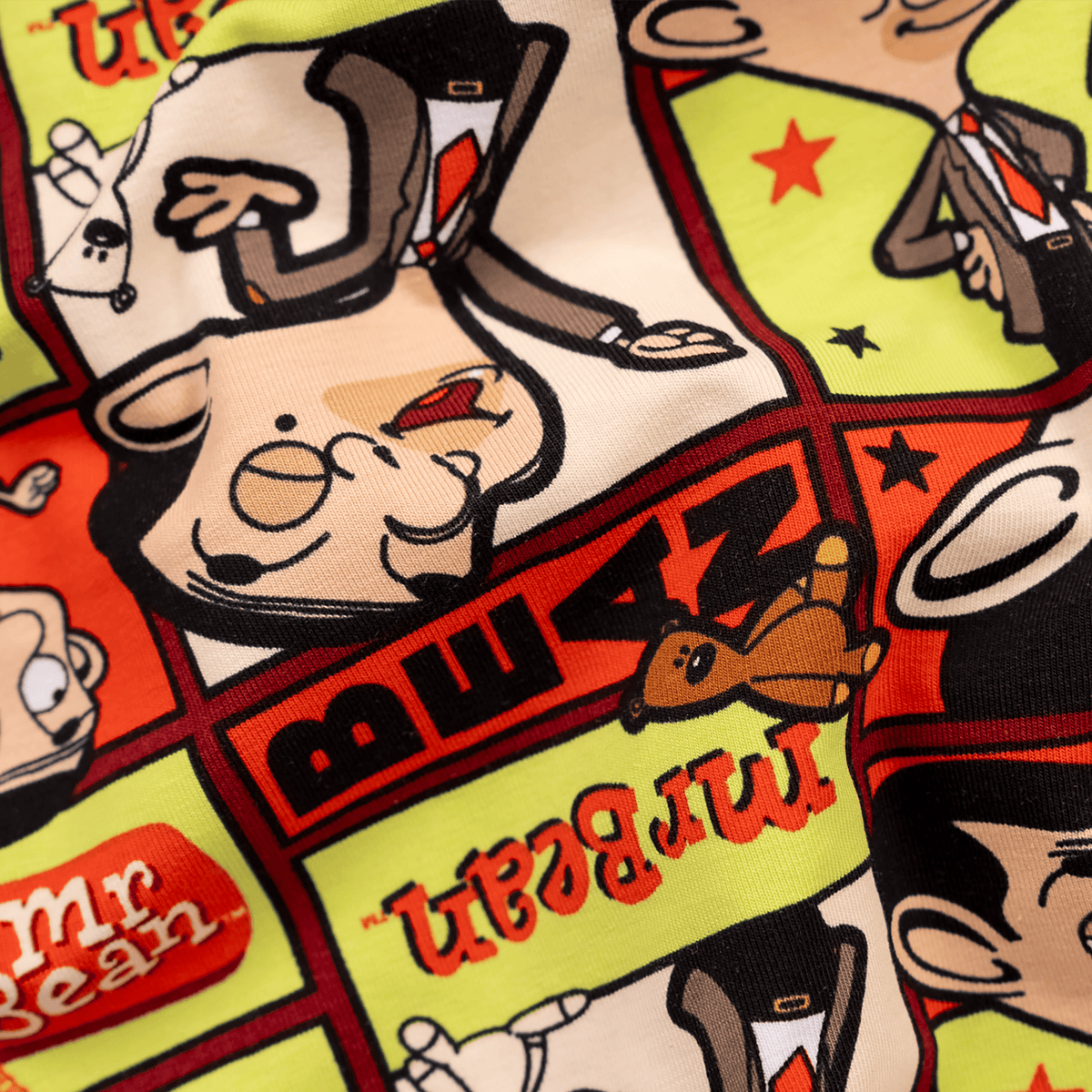 Mr Bean Comic - Mens Cotton Boxer Shorts