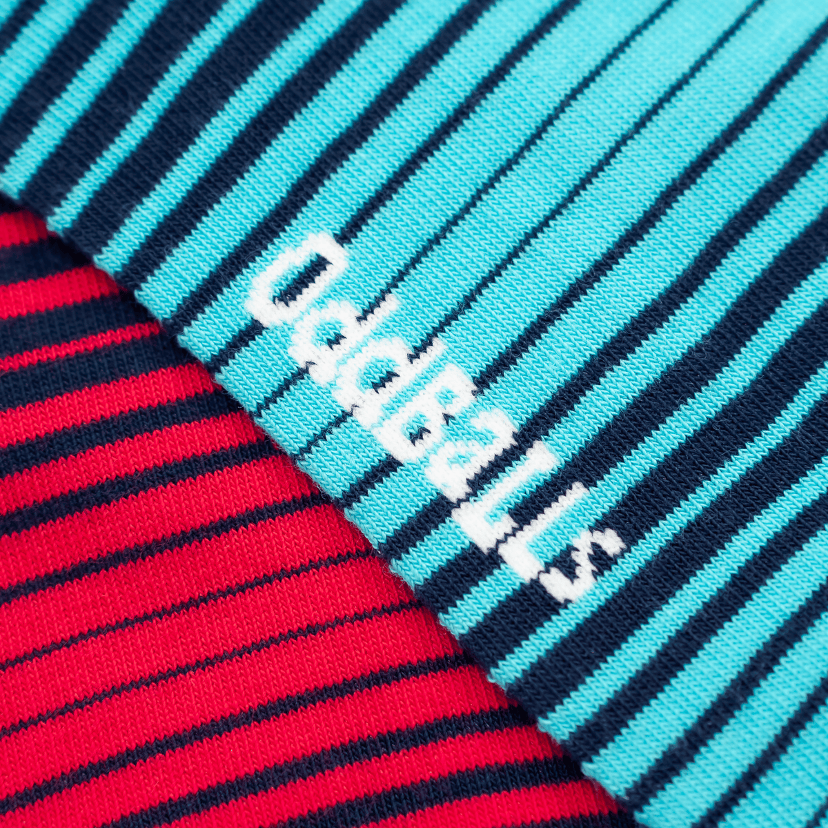 Navy Cyan Magenta - Socks