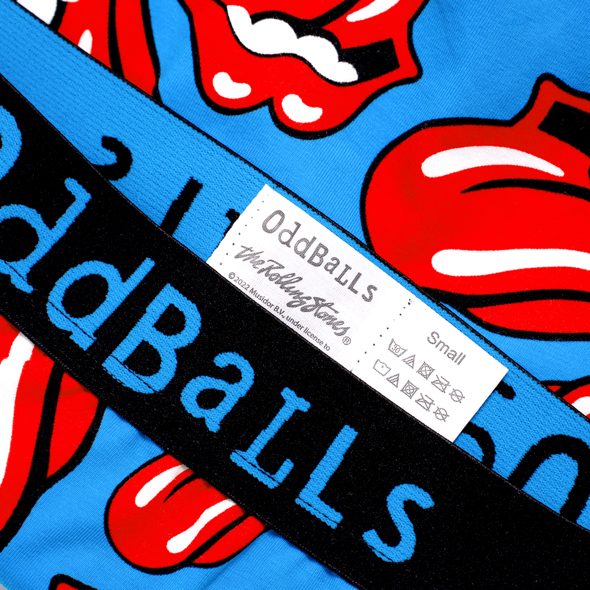 The Rolling Stones - Red - Mens Cotton Boxer Shorts