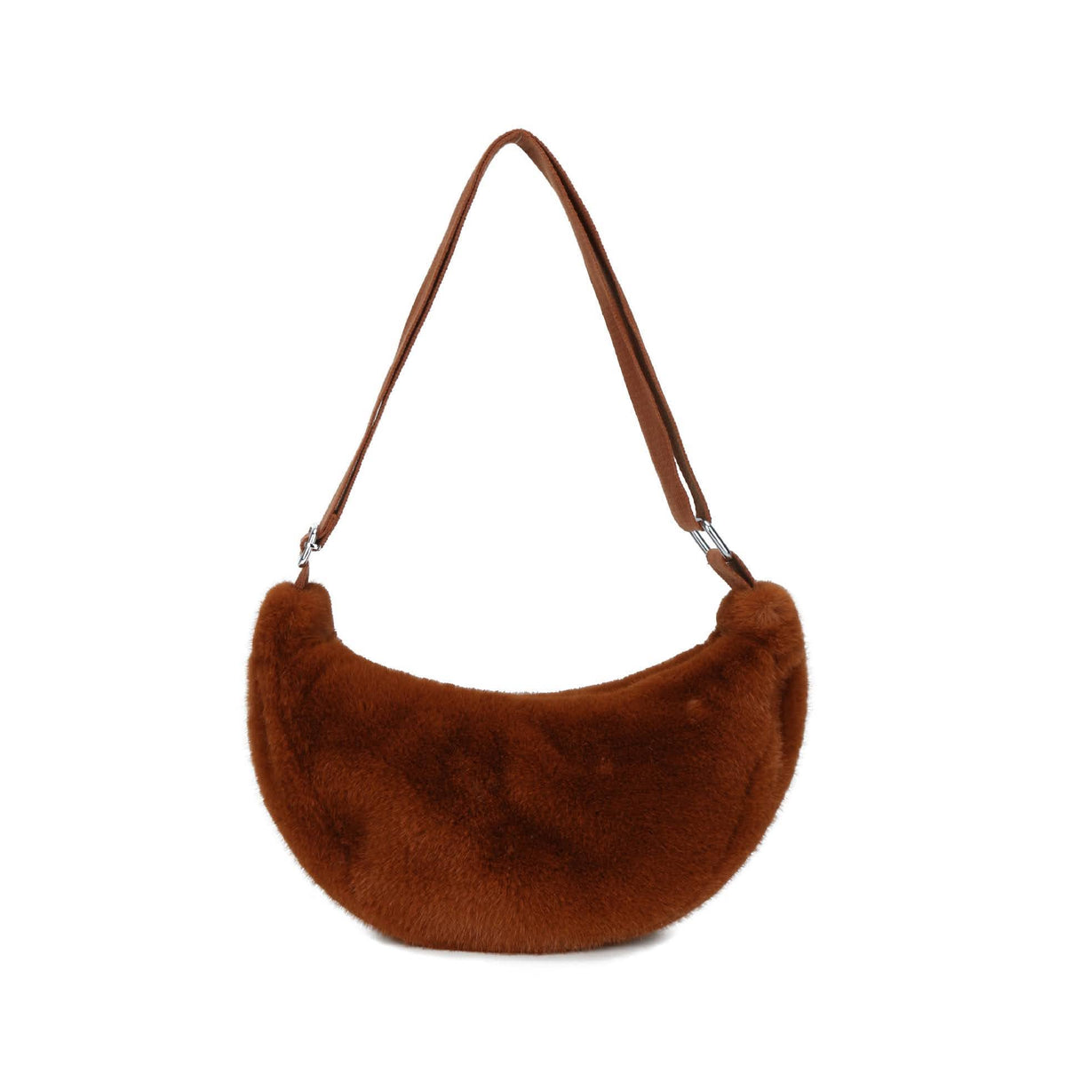 Soft Faux Fur Cross Body Bag Chest Bag