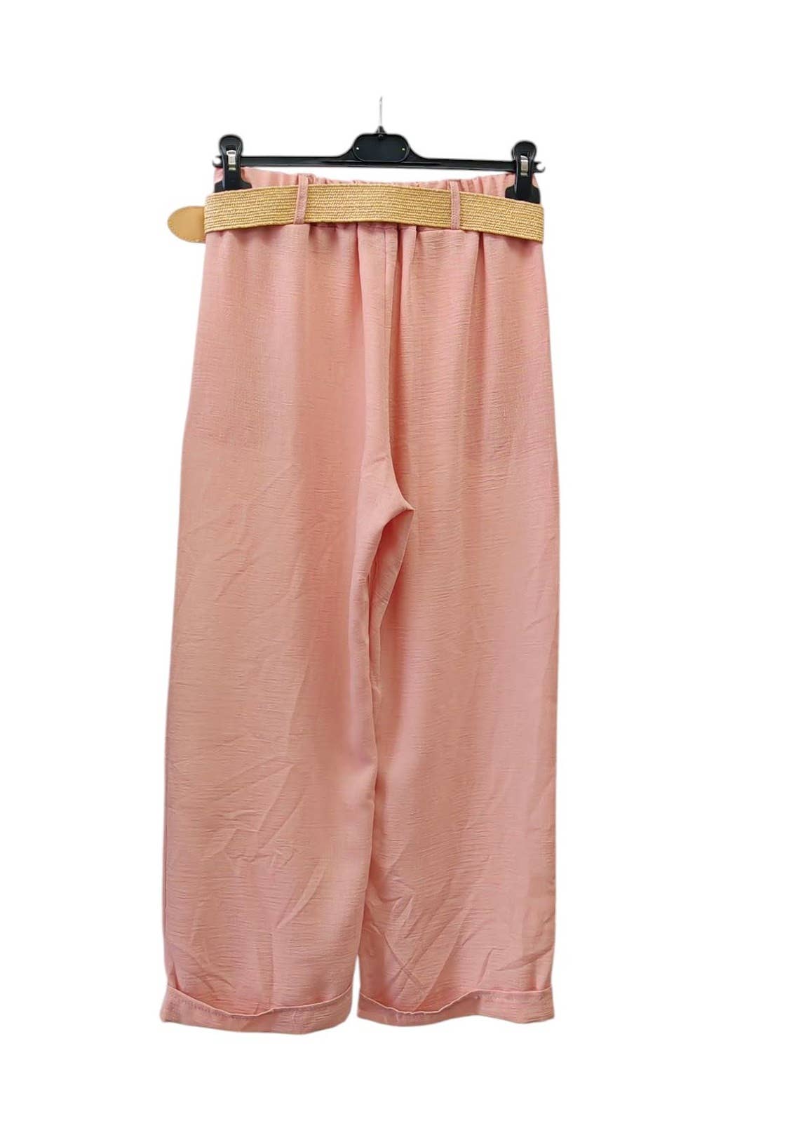 Italian One Size Light Weight Linen Trousers +Belt