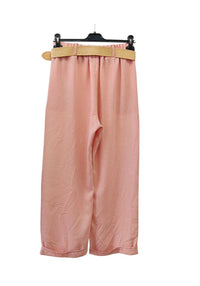 Italian One Size Light Weight Linen Trousers +Belt