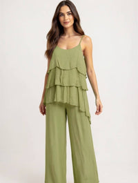 Layered String Silk Vest