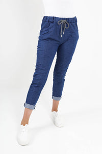 Italian Denim Look Stretch Magic Pants