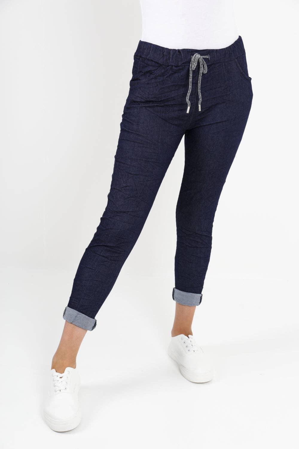 Italian Denim Look Stretch Magic Pants
