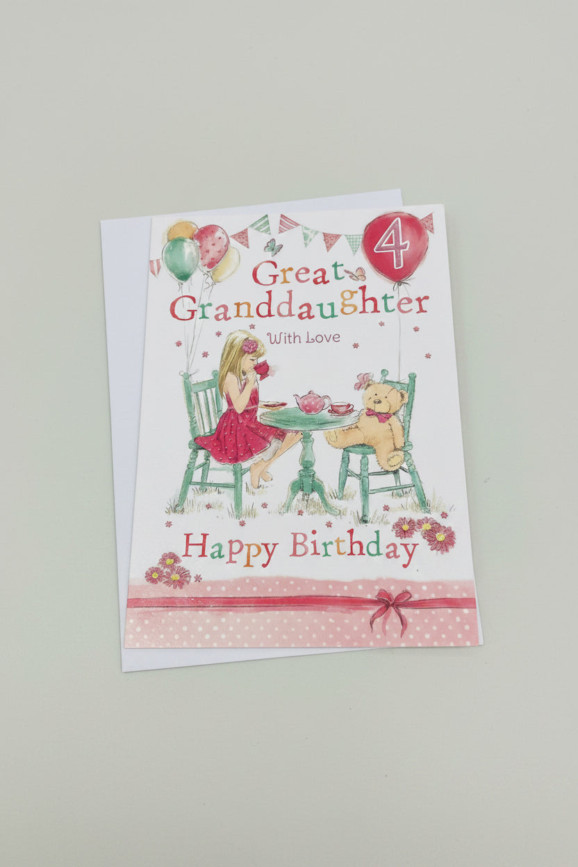 Greetings Cards and First Birthday Photo Pack  - Birthday Girl