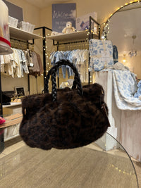 Faux Fur Ladies Handbags