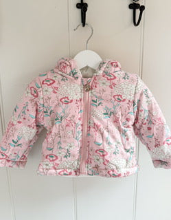 Cute and Cosy Pink Floral Jacket