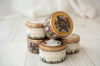 Christmas Tin Candles