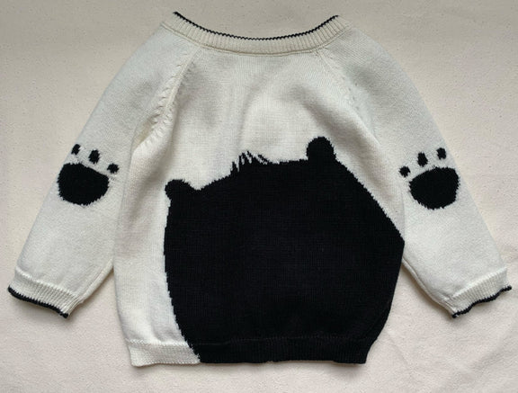100% Organic Cotton Bear Jumper