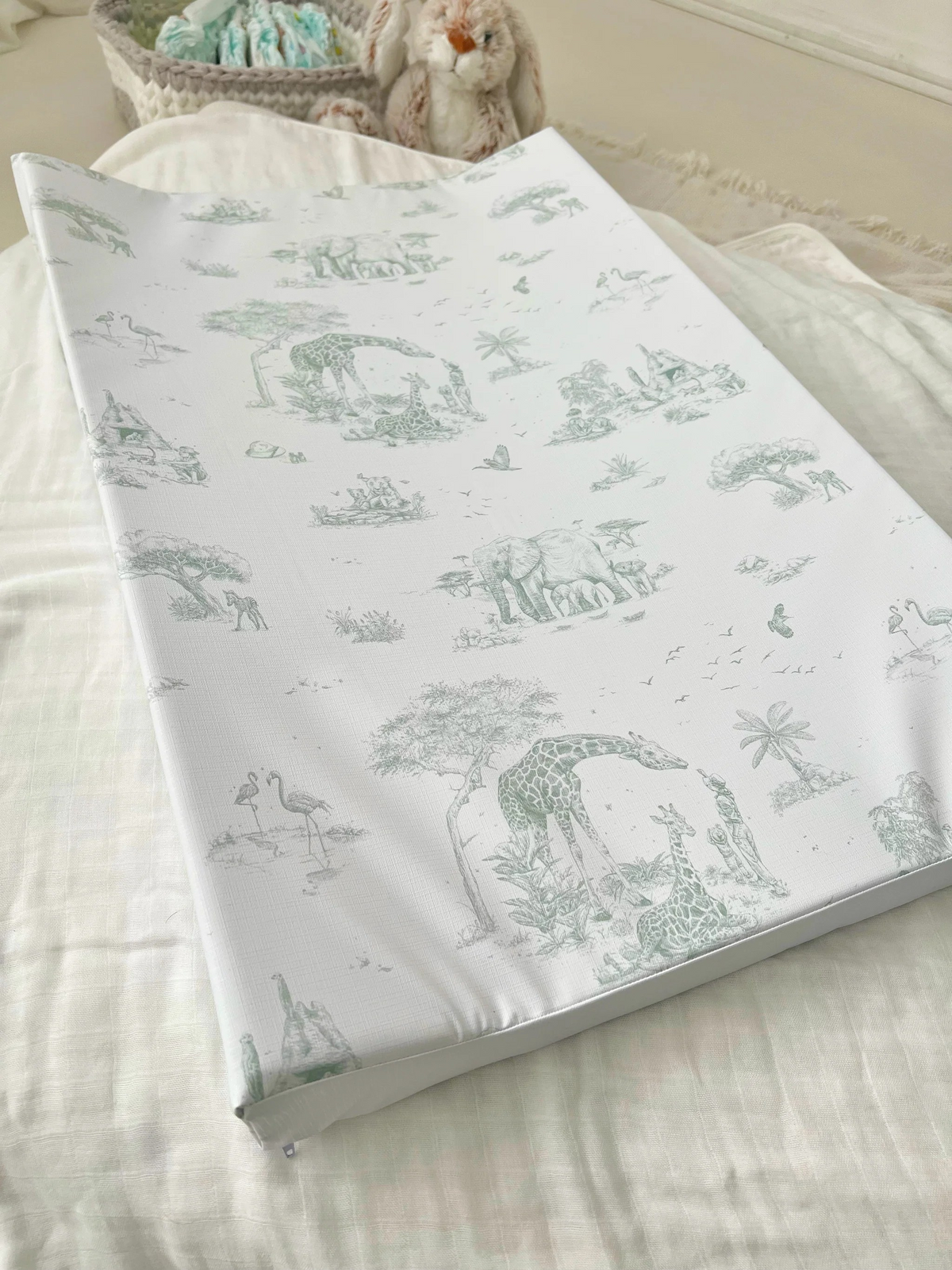 Safari Toile Design Changing Mat