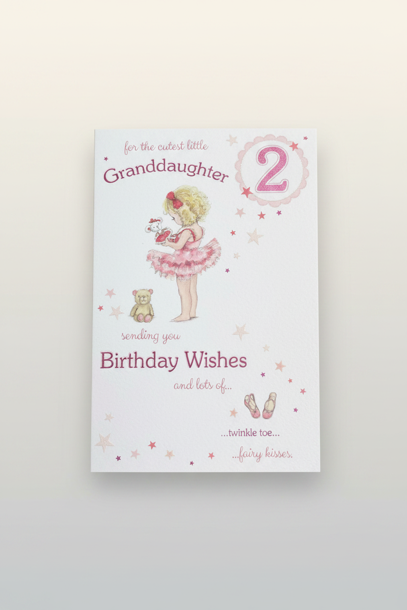 Greetings Cards and First Birthday Photo Pack  - Birthday Girl
