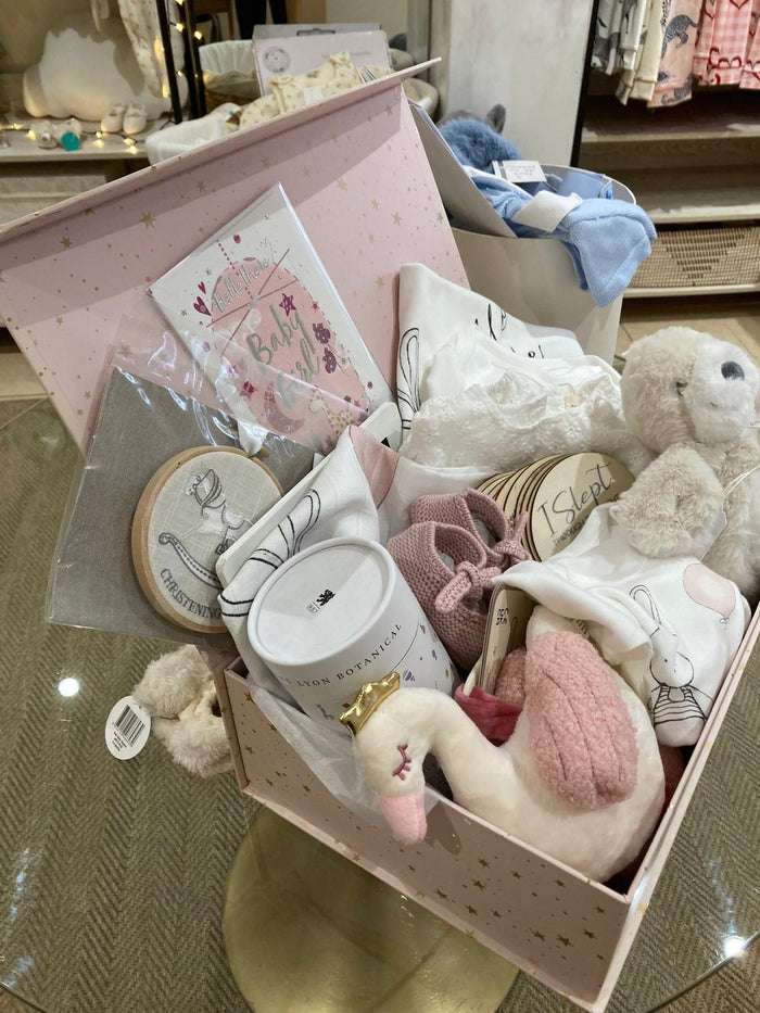 Pink Welcome Baby - New Baby Gift Box
