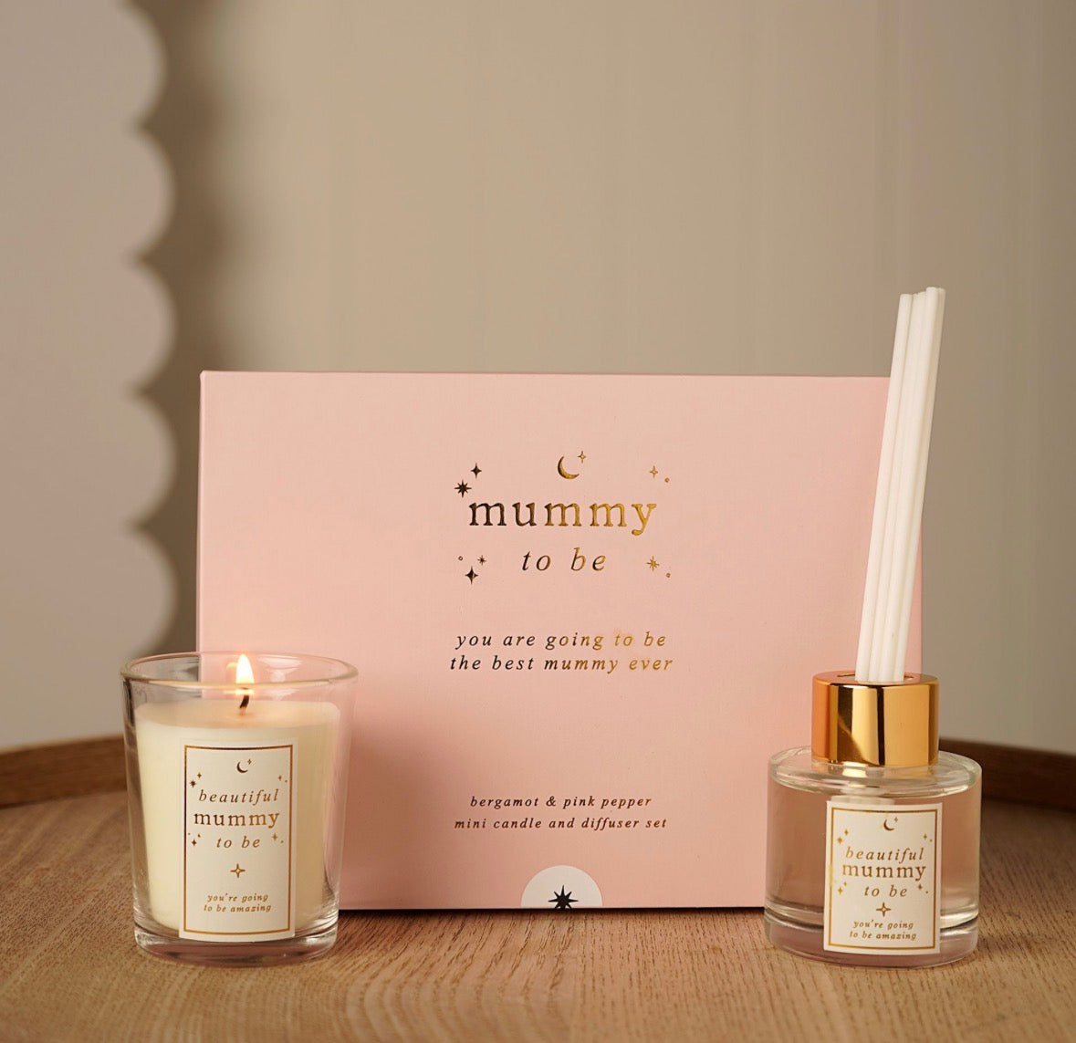 Bambino Diffuser & Candle Set -- Mummy to be
