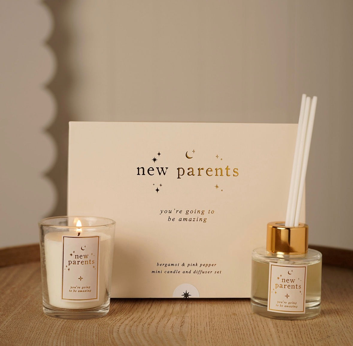 Bambino Diffuser & Candle Set -- New Parents