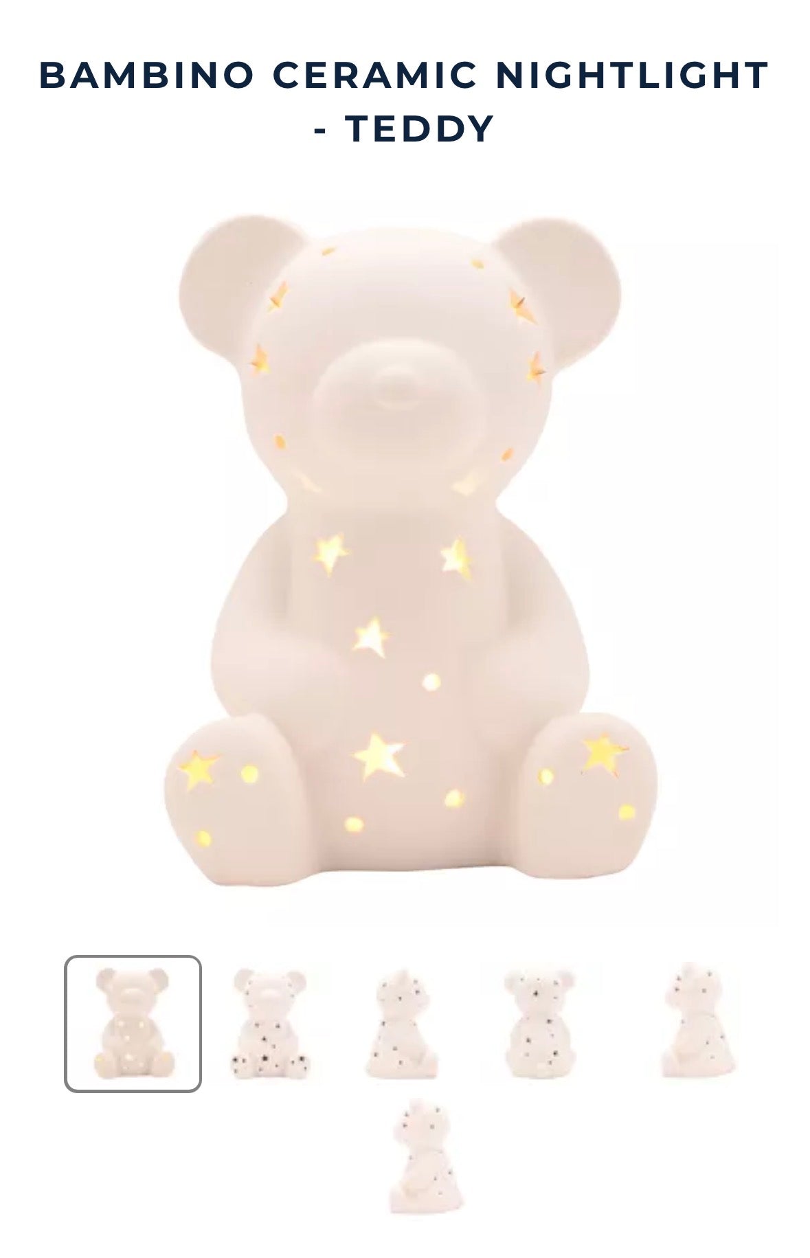 Bambino Ceramic Nightlight