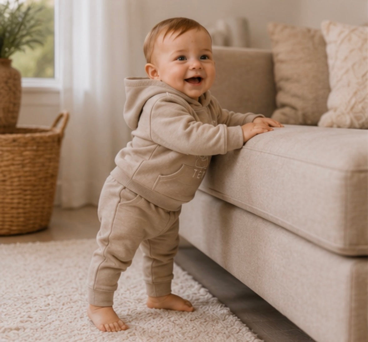 Baby Lounge wear TEP Branded - Stone - Unisex
