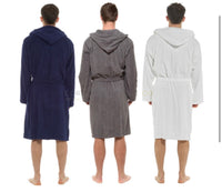 Men's 100% Cotton Hooded Towelling Gown