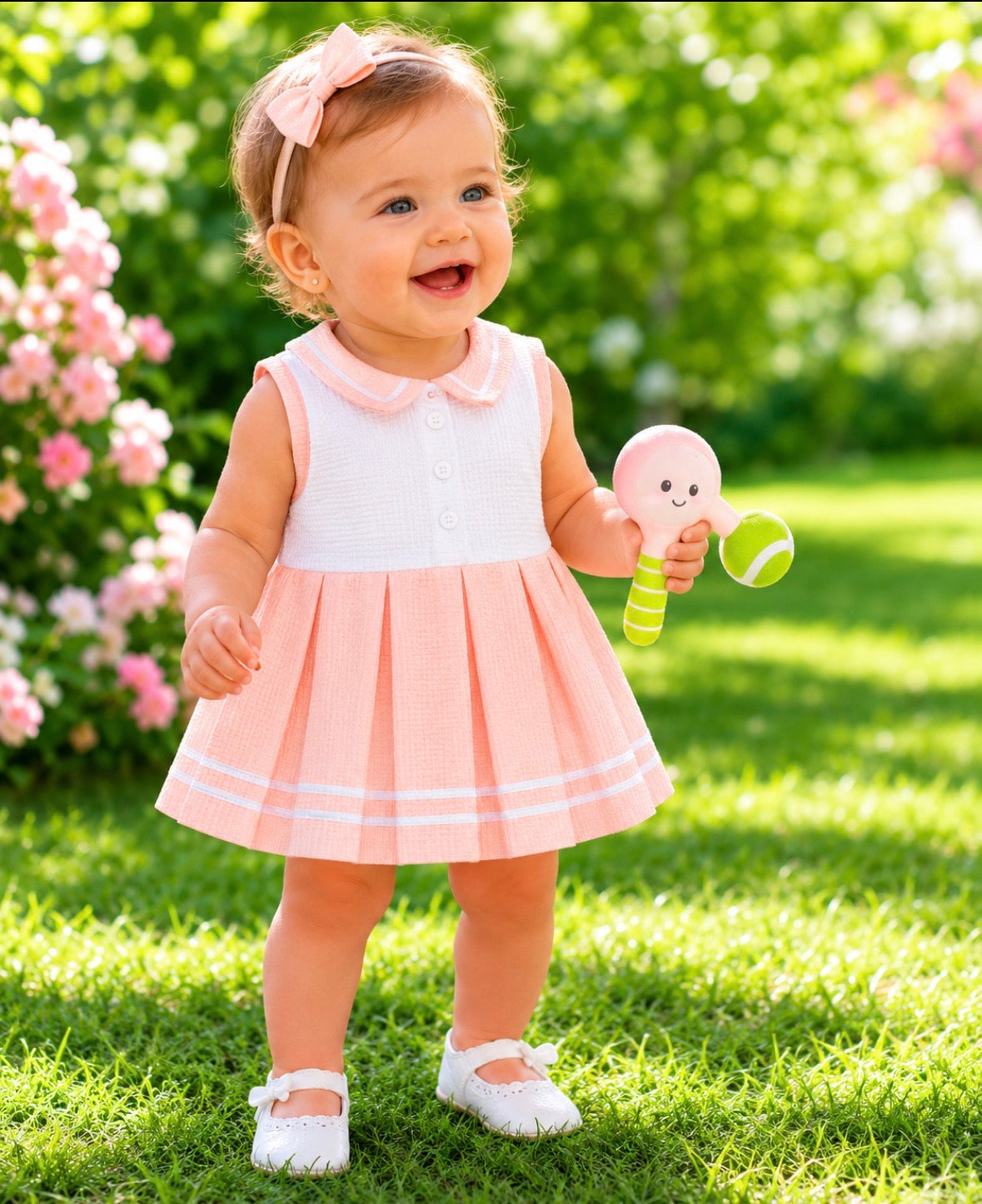 Pink Pique Tennis Dress & Accessories