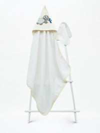 Baby Hooded Towel with Turtle Design – Gentle Comfort, Playful Touch