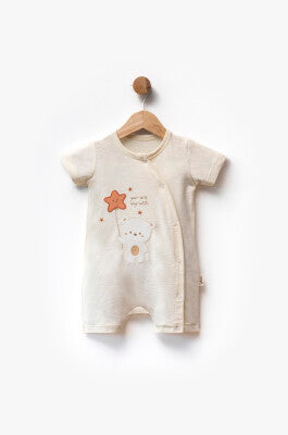 Baby Summer Romper with Teddy Design – Effortless Comfort, Everyday Style