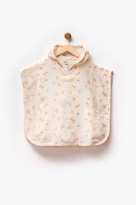 Baby & Toddler Muslin Summer Poncho – Lightweight Comfort, Sun Protection