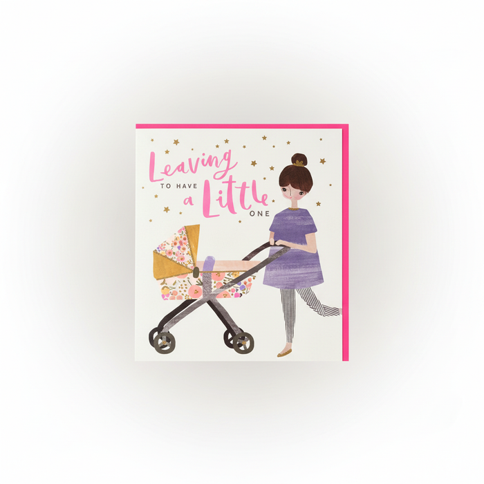 Greetings Cards - Baby Shower - Leaving To Have A Baby