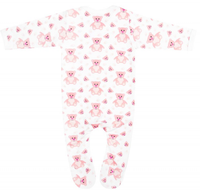 Tummi Bears Teddy Bear Plain Chest Rompersuit/Babygrow