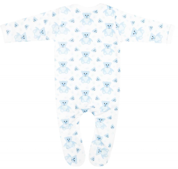 Tummi Bears Teddy Bear Plain Chest Rompersuit/Babygrow