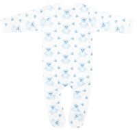 Tummi Bears Teddy Bear Plain Chest Rompersuit/Babygrow